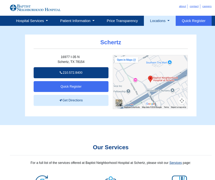 Baptist Neighborhood Hospital – Schertz