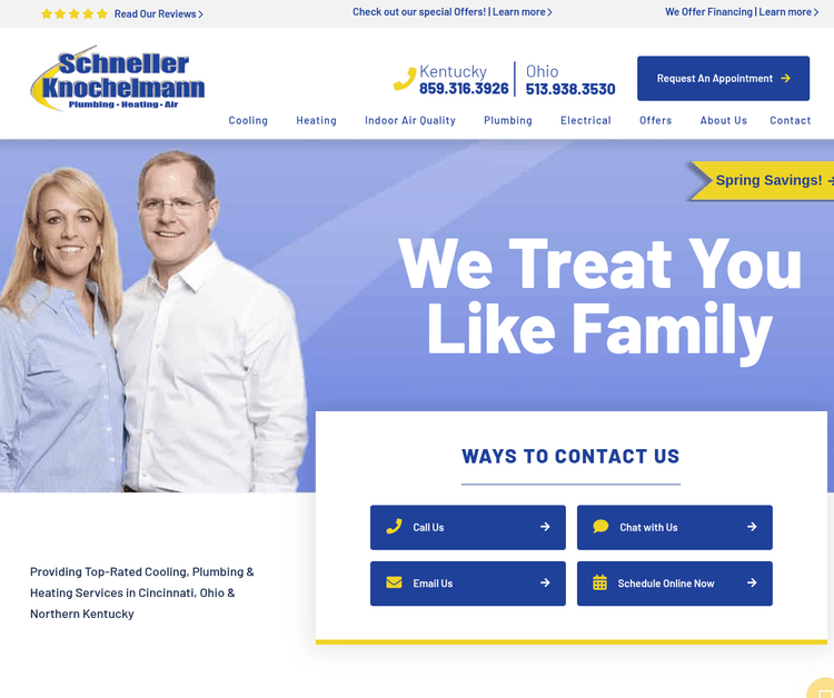 Schneller Knochelmann Plumbing, Heating & Air Conditioning