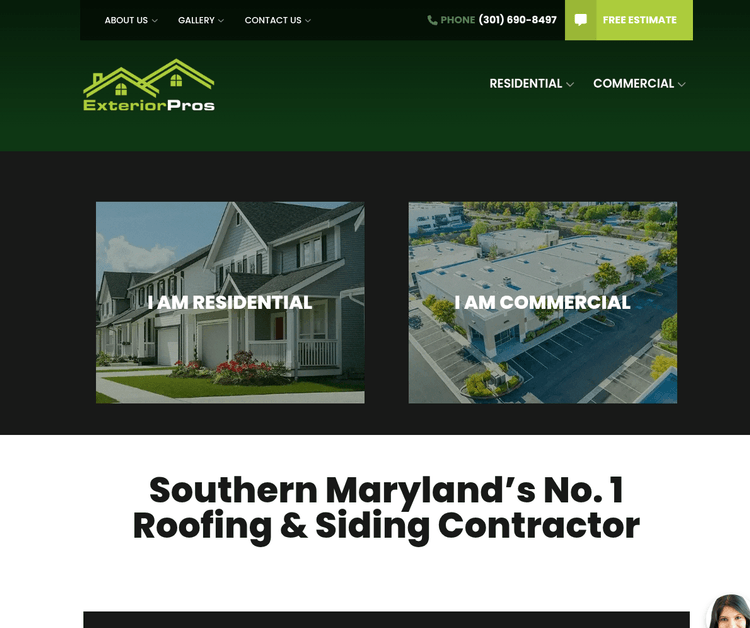 Southern Maryland’s No. 1 Roofing & Siding Contractor