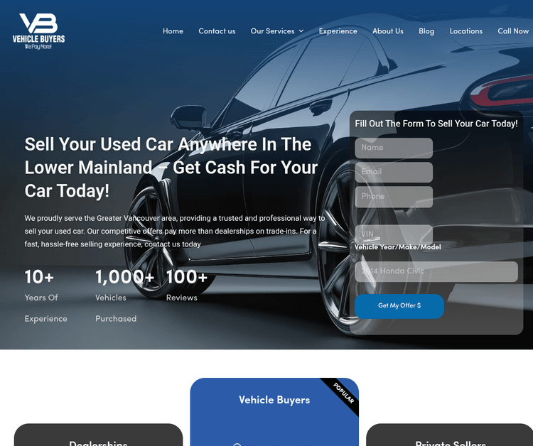 Vehicle Buyers - Cash for Cars