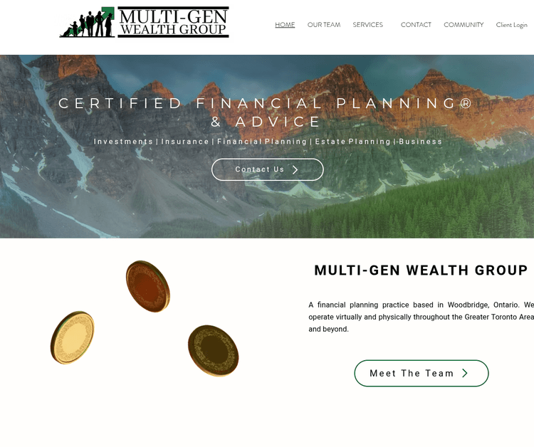 Multi-Gen Wealth Group : Brendan Bawn, BComm (Hon.)