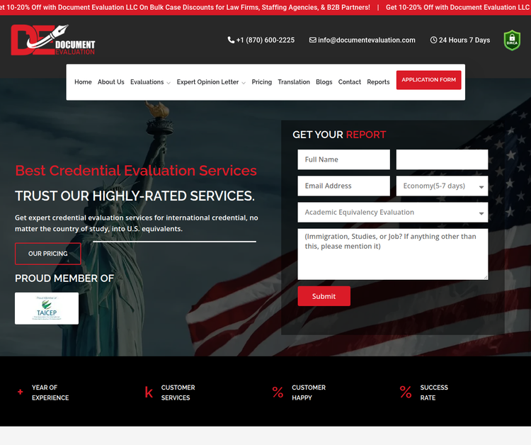 Document Evaluation LLC