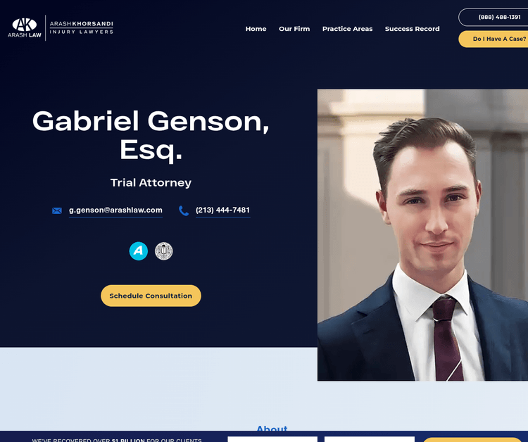 Gabriel Genson, Esq. Trial Attorney