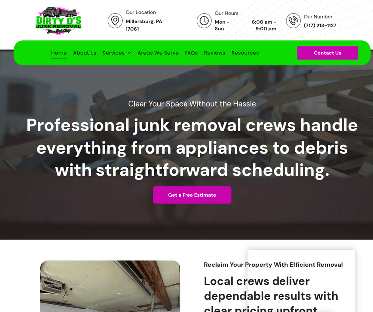 Professional Junk Removal & Cleanouts in Millersburg, PA
