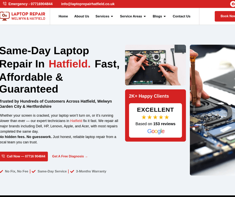 Laptop Repair Hatfield