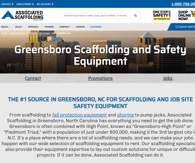 Associated Scaffolding Greensboro, NC