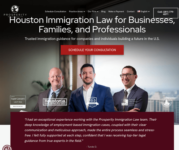 Prosperity Immigration Law