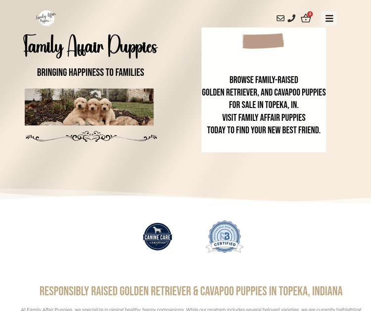 Family Affair Puppies