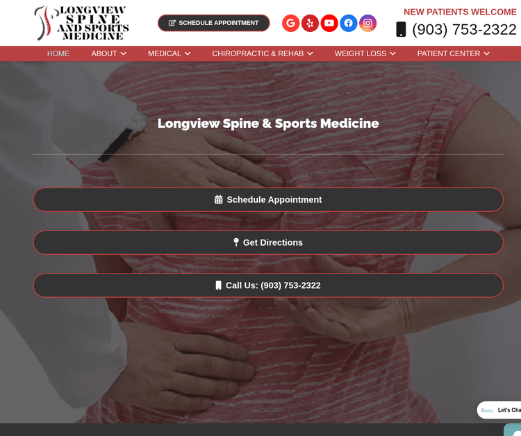 LONGVIEW SPINE & SPORTS MEDICINE