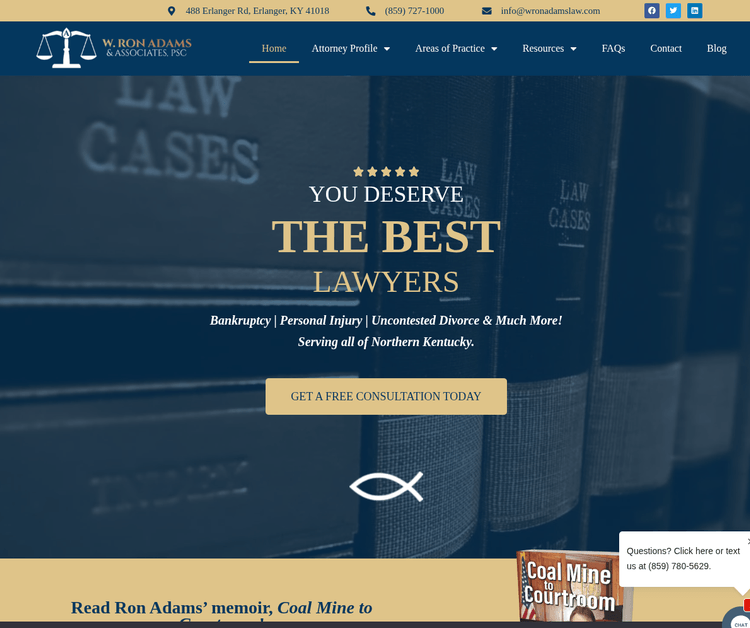 W. Ron Adams Law