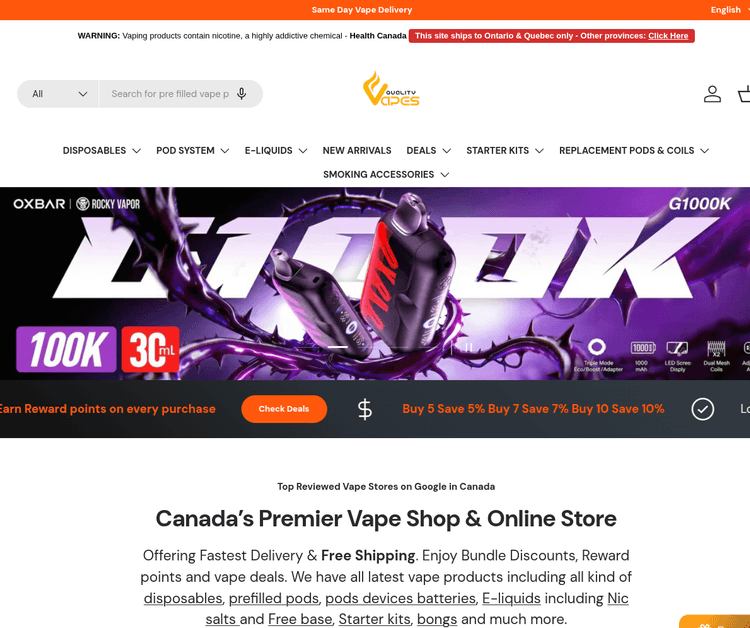 Your One Stop Vape Shop in Canada