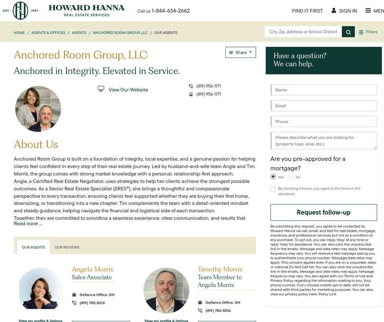 Angie Morris, Real Estate Agent with Howard Hanna Real Estate Services