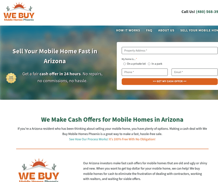 We Buy Mobile Homes Phoenix