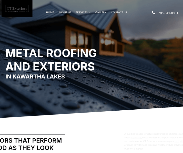 CT Exteriors, Metal Roofers in Kawartha Lakes