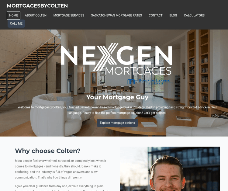 Colten Swales-Sorenson - NexGen Mortgage Specialist