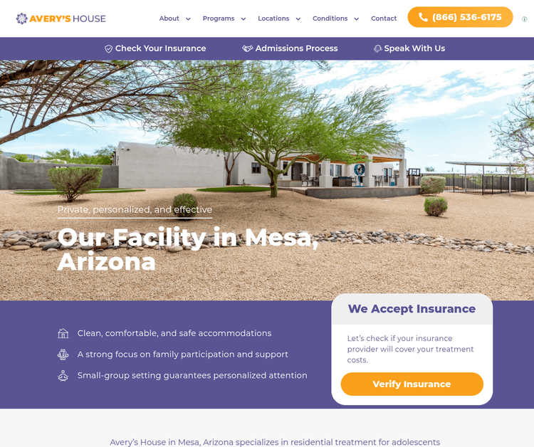 Teen Residential Treatment Facility in Mesa, Arizona