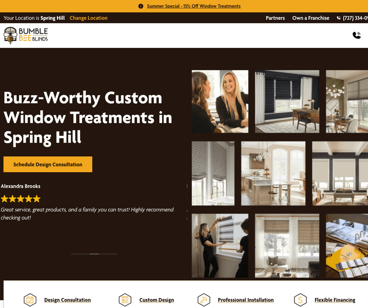 Bumble Bee Blinds of Spring Hill