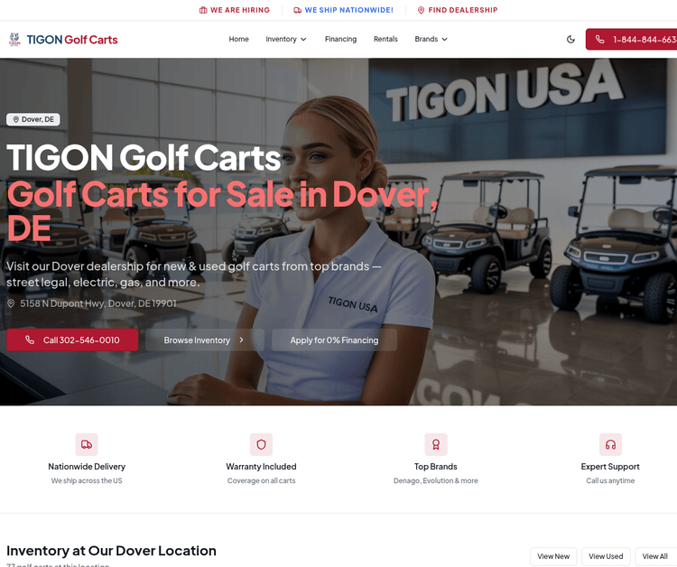 Tigon Golf Carts