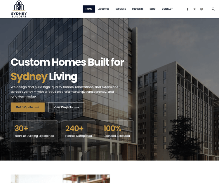 Sydney Builders – Expert Construction & Design Services