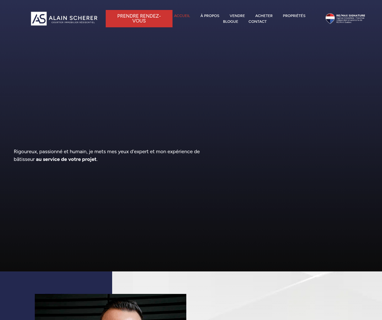 Alain Scherer courtier immobilier résidentiel et commercial