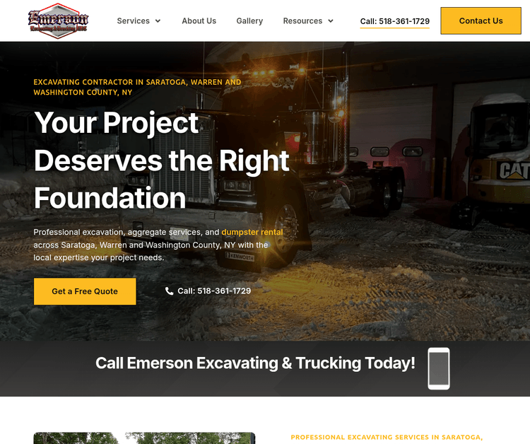 Emerson Excavating and Trucking LLC