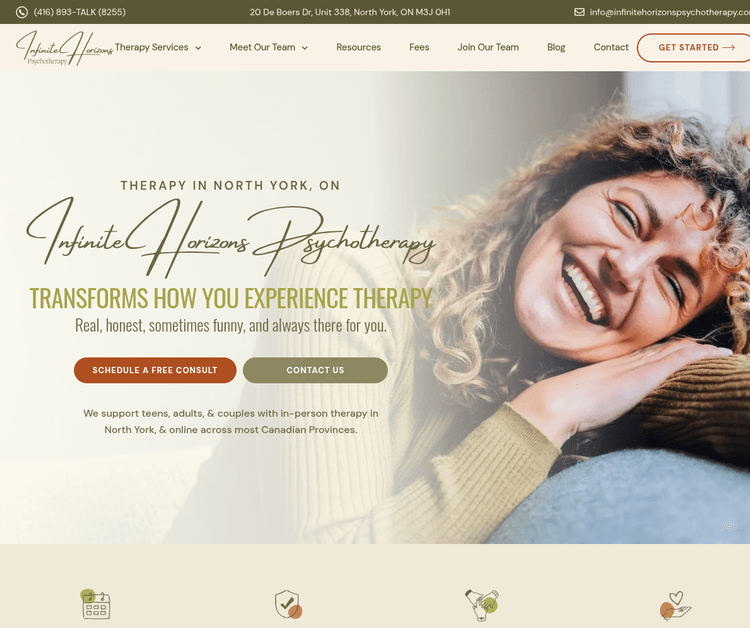 Infinite Horizons Psychotherapy - North York