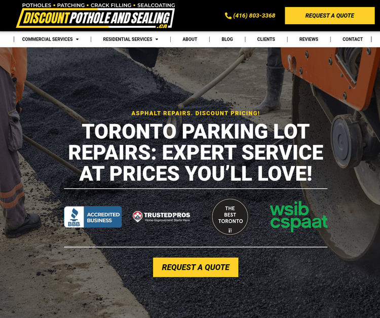 Discount Pothole and Sealing