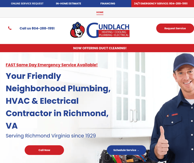 Gundlach Heating, Cooling, Plumbing & Electrical