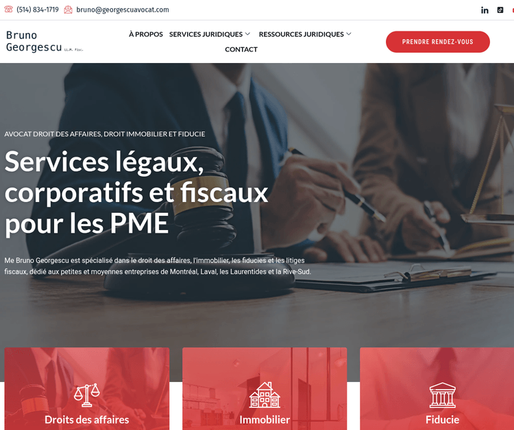 Georgescu Avocat d'affaires Montréal