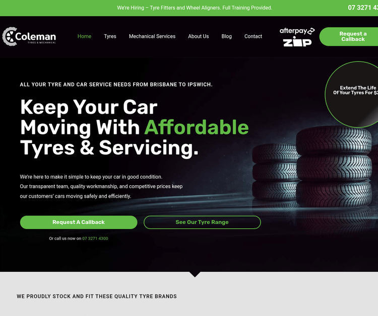 Coleman Tyres & Mechanical Wacol