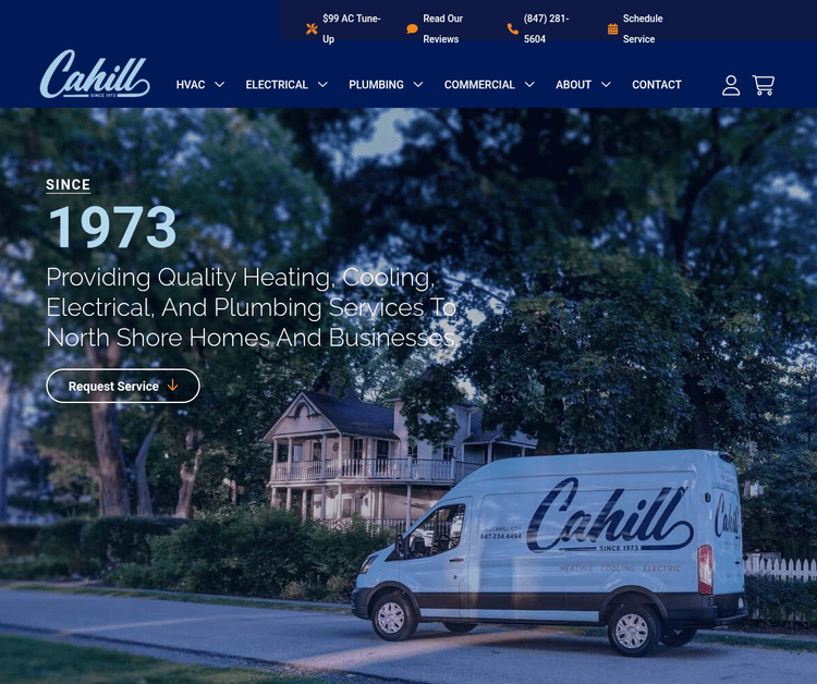 Cahill Heating, Cooling, Electric, Plumbing & Sewer