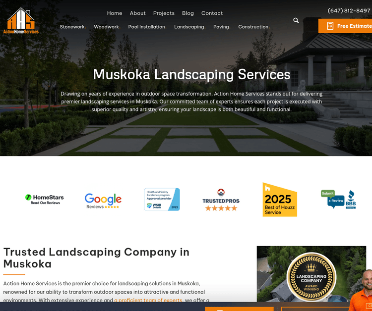 AHS Pools & Landscaping Muskoka