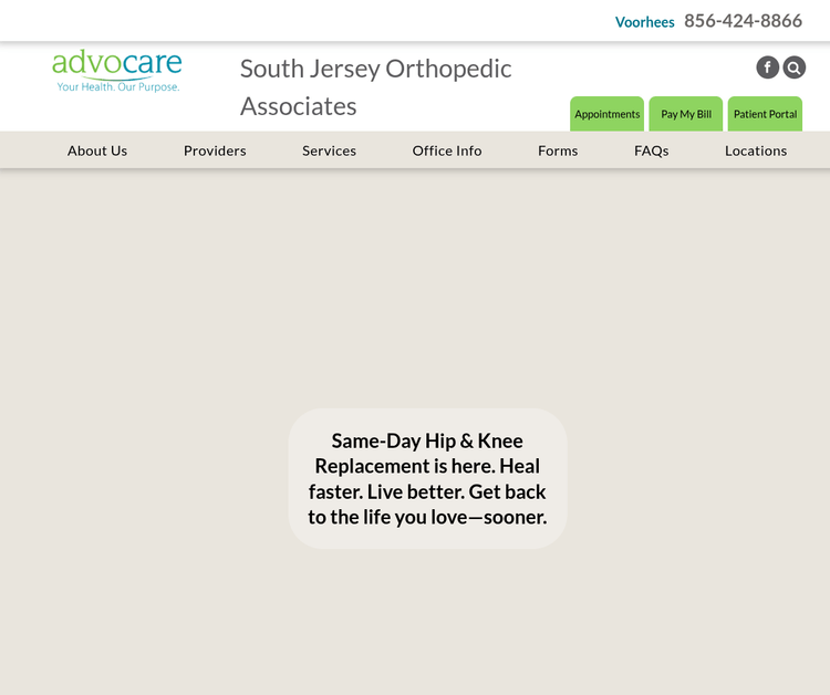 Advocare South Jersey Orthopedic Associates