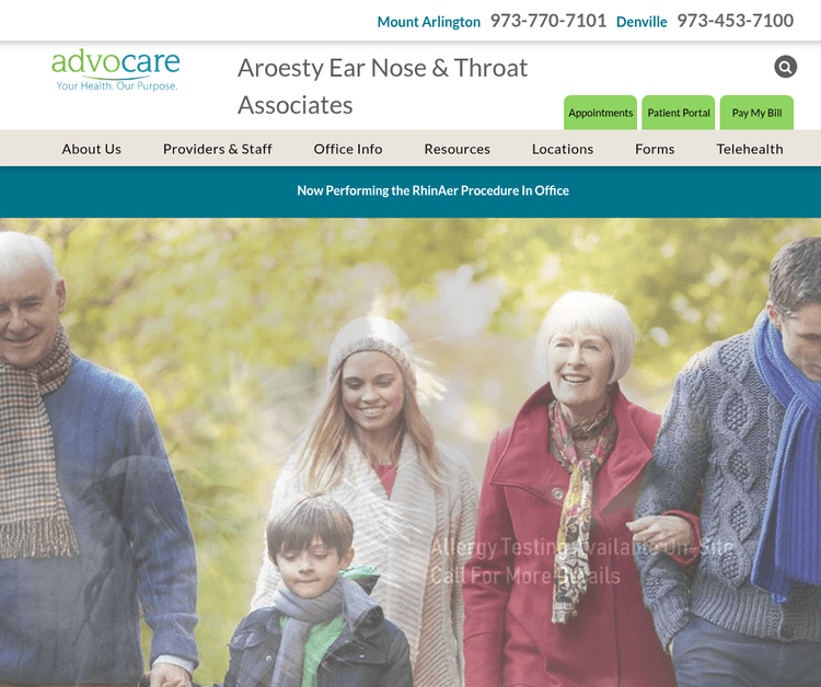 Advocare Aroesty ENT Associates