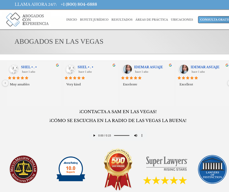 Abogados Con Experiencia | Las Vegas