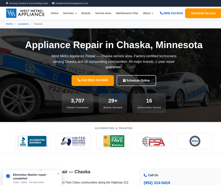 West Metro Appliance Repair
