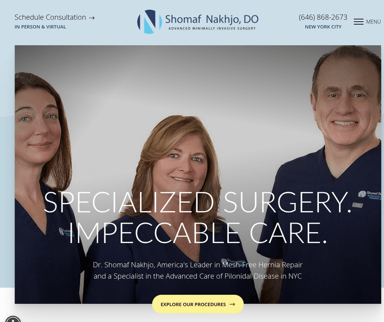 Dr. Shomaf Nakhjo - Advanced Minimally Invasive Surgery