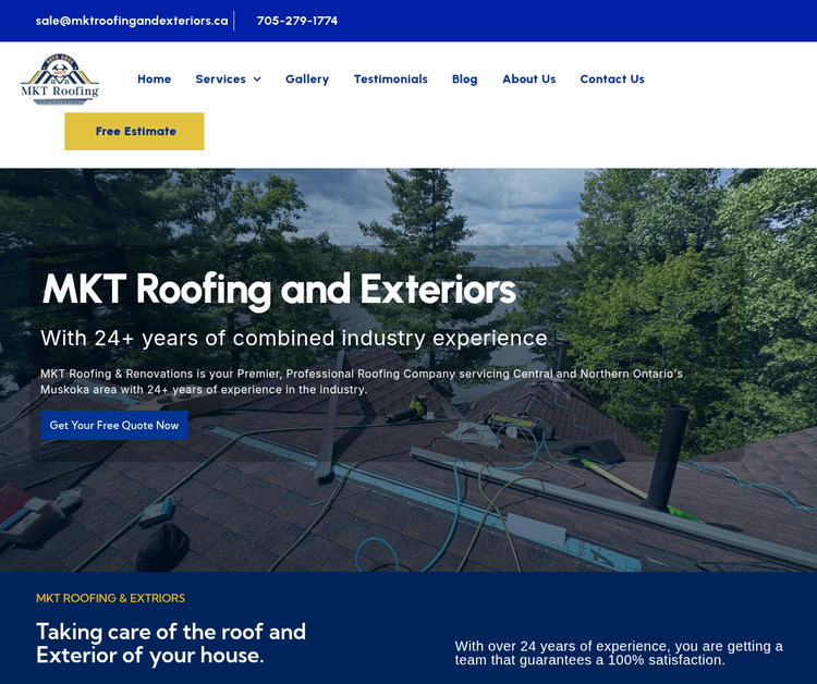 MKT Roofing and Exteriors