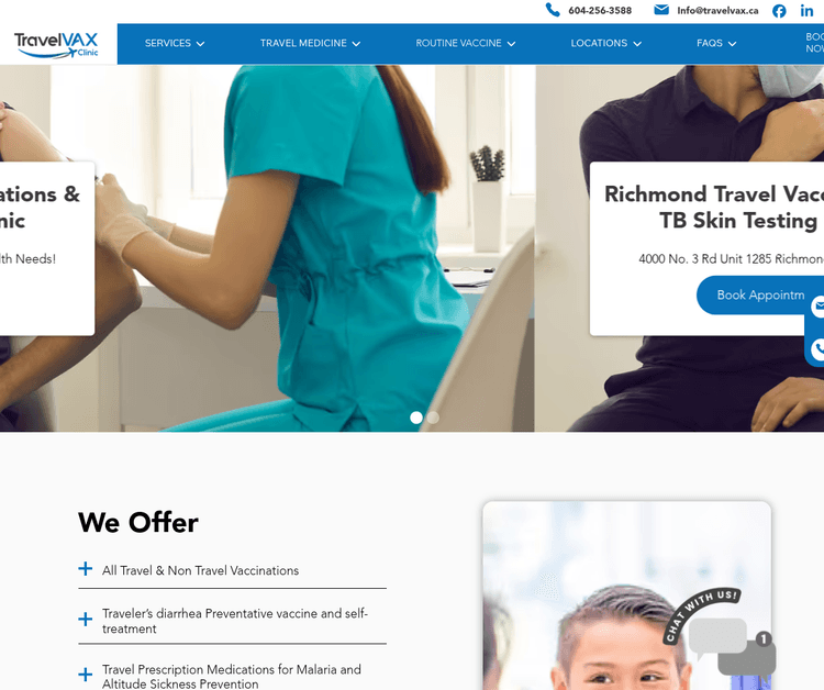 TravelVAX Richmond - Travel Vaccination Clinic & TB Testing