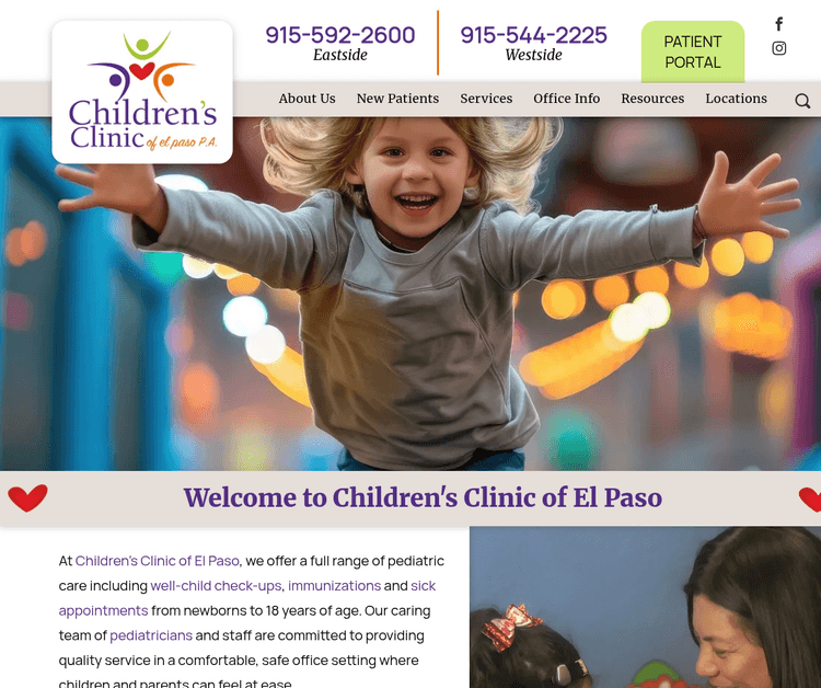 ABC Kids Pediatrics Pa is now Children's Clinic of El Paso
