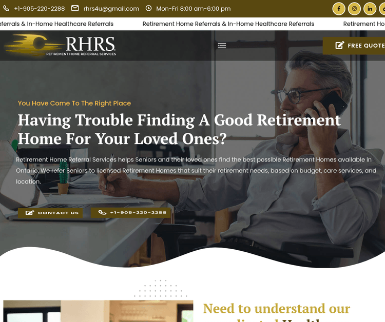 Retirement Home Referral Services