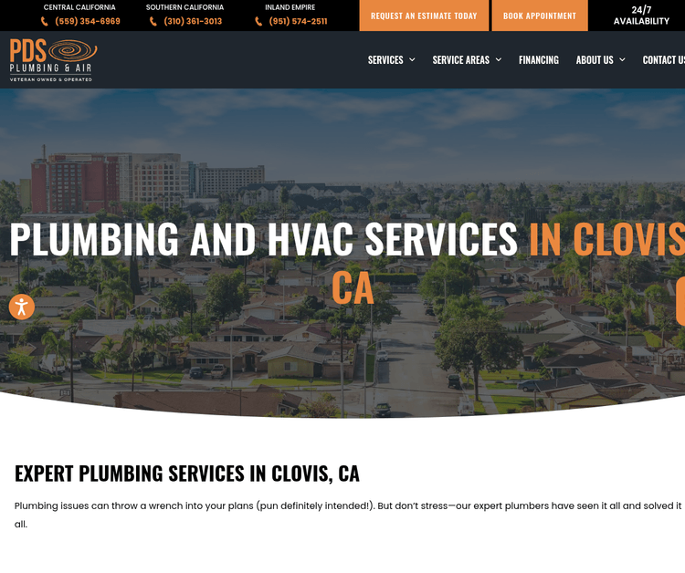 Expert Plumbing & HVAC Services in Clovis, CA