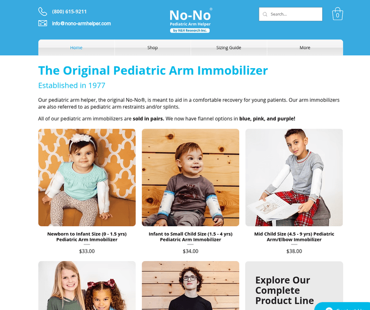 No-No Pediatric Arm Helper