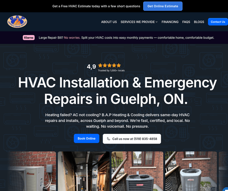 B.A.P. Heating & Cooling Services