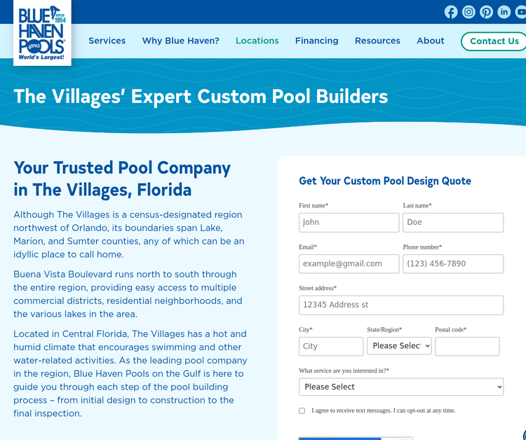 Blue Haven Pools & Spas