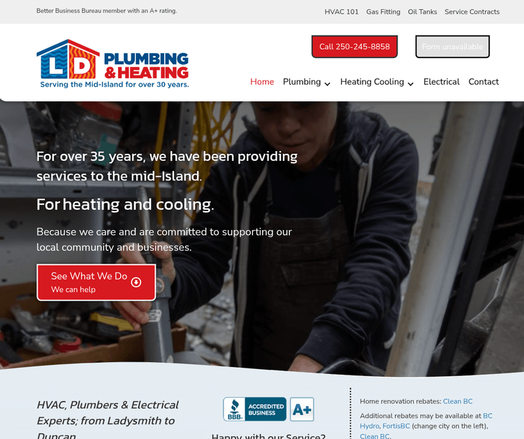 LD Plumbing & Heating
