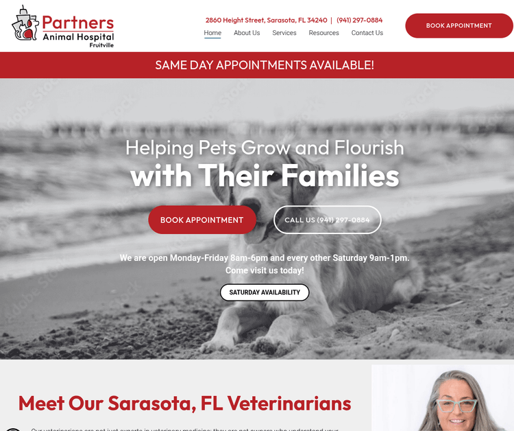 Partners Animal Hospital Fruitville