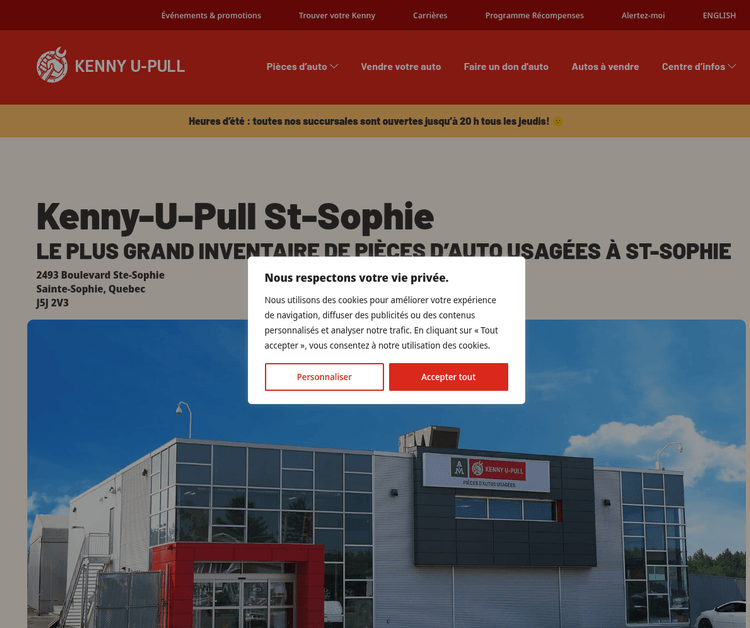 Kenny U-Pull Sainte-Sophie