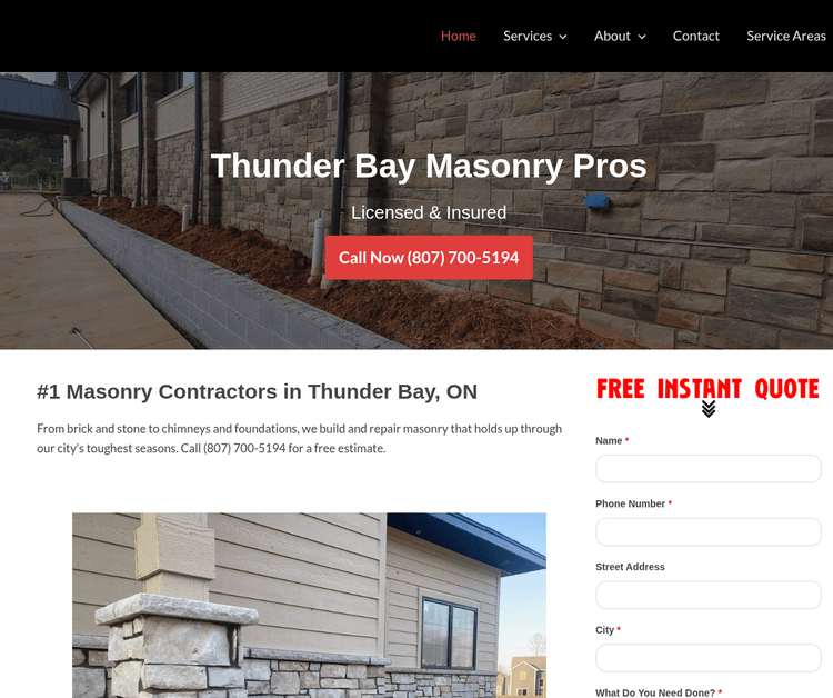 Licensed & Insured Masonry Contractors