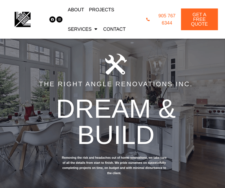 The Right Angle Renovations Inc.